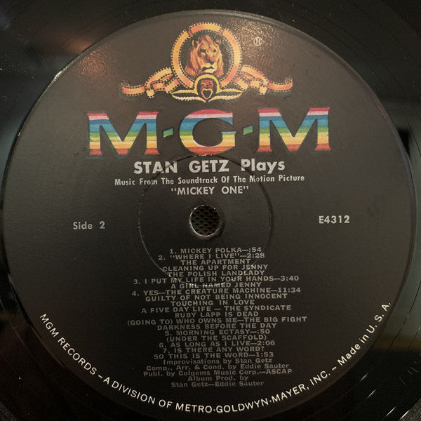 Stan Getz - Mickey One - LP