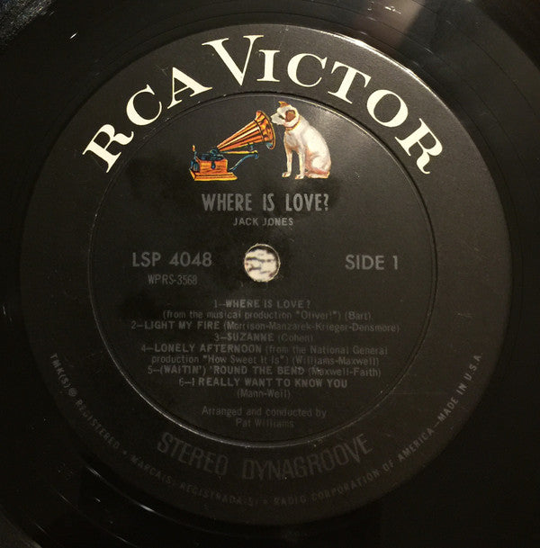 Jack Jones - Where Is Love? - LP