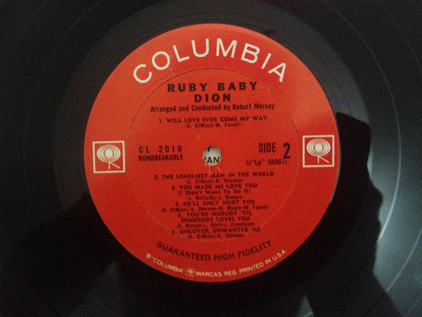 Dion  - Ruby Baby - LP