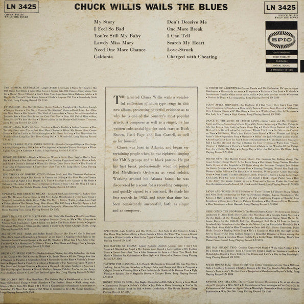 Chuck Willis - Wails The Blues - LP