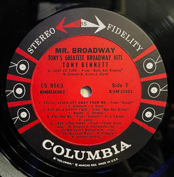 Tony Bennett - Mr. Broadway (Tony's Greatest Broadway Hits) - LP
