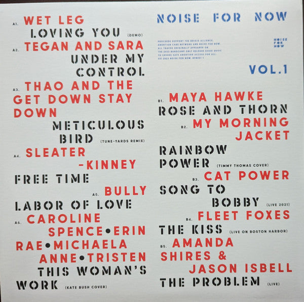 Various - Noise For Now Vol. 1 - LP