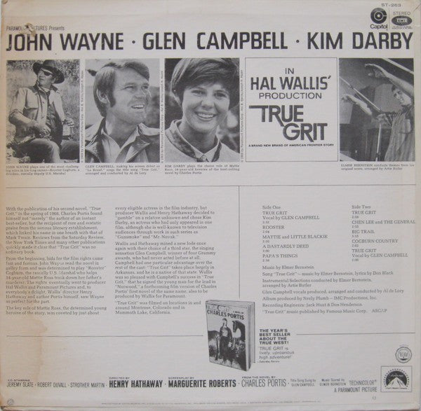 Elmer Bernstein - True Grit - LP