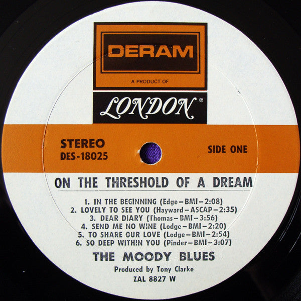 The Moody Blues - On The Threshold Of A Dream - LP