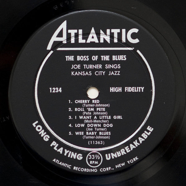 Joe Turner* - The Boss Of The Blues Sings Kansas City Jazz - LP
