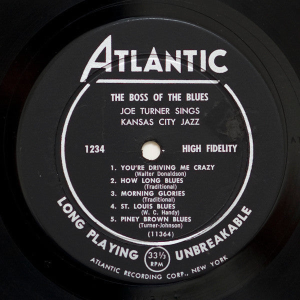 Joe Turner* - The Boss Of The Blues Sings Kansas City Jazz - LP