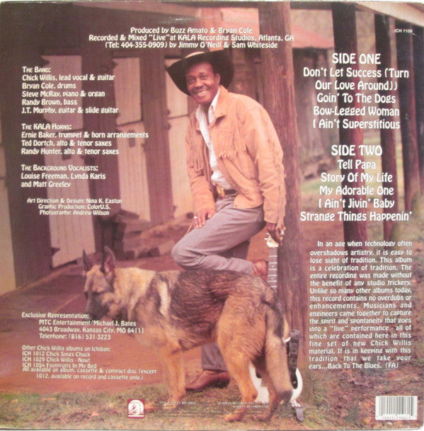 Chick Willis - Back To The Blues - LP