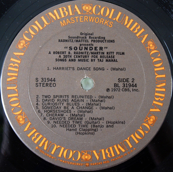 Taj Mahal - Sounder (Original Soundtrack Recording) - LP