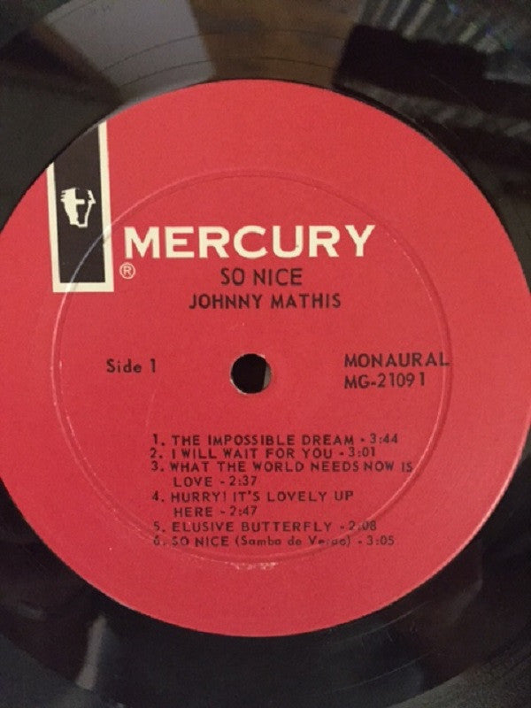 Johnny Mathis - So Nice - LP