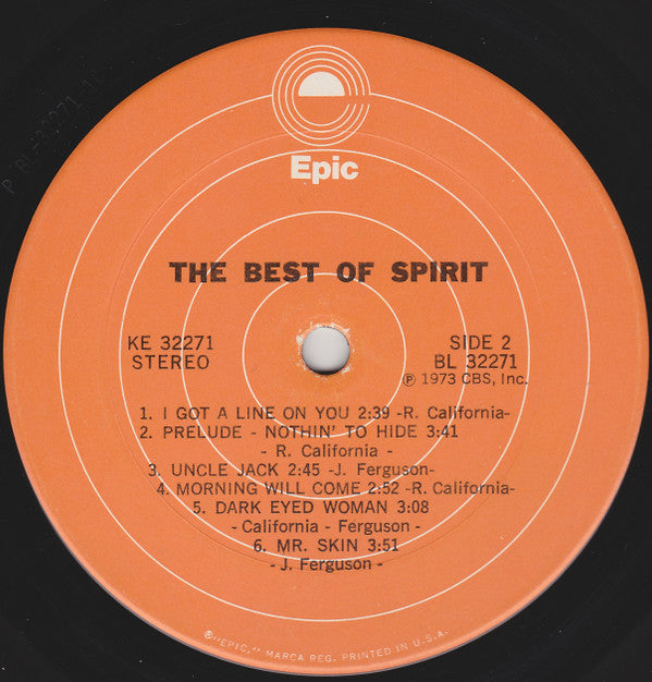 Spirit  - The Best Of Spirit - LP