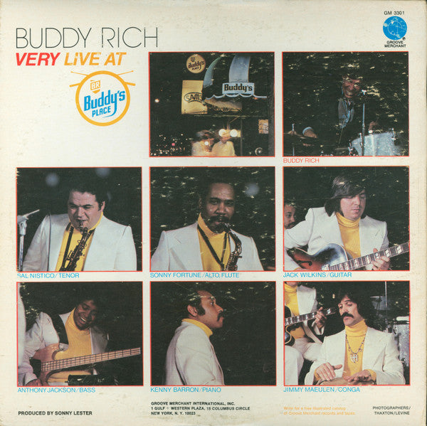 Buddy Rich - Very Live At Buddy's Place - LP