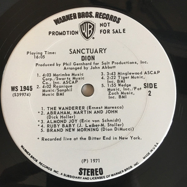 Dion  - Sanctuary - LP
