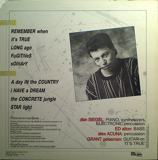 Dan Siegel - Short Stories - LP