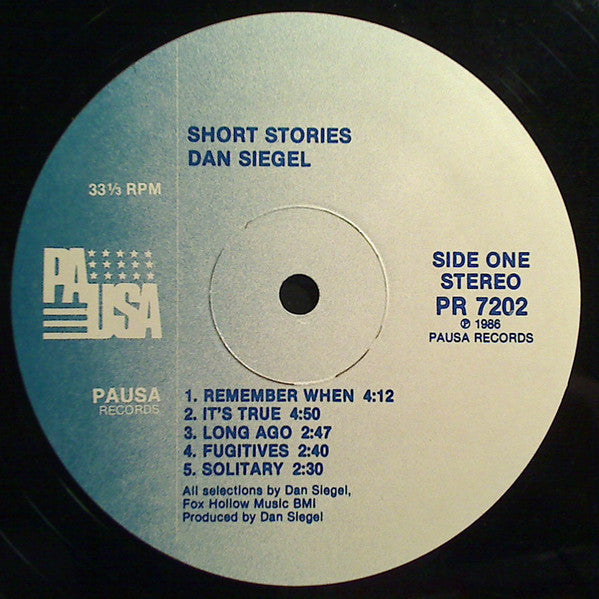 Dan Siegel - Short Stories - LP