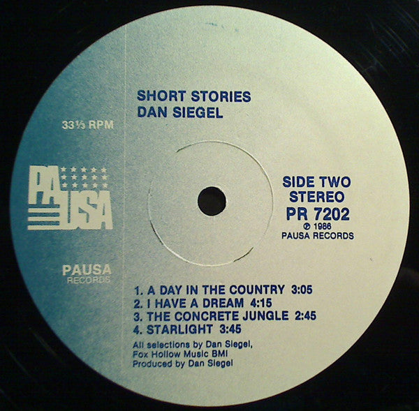 Dan Siegel - Short Stories - LP