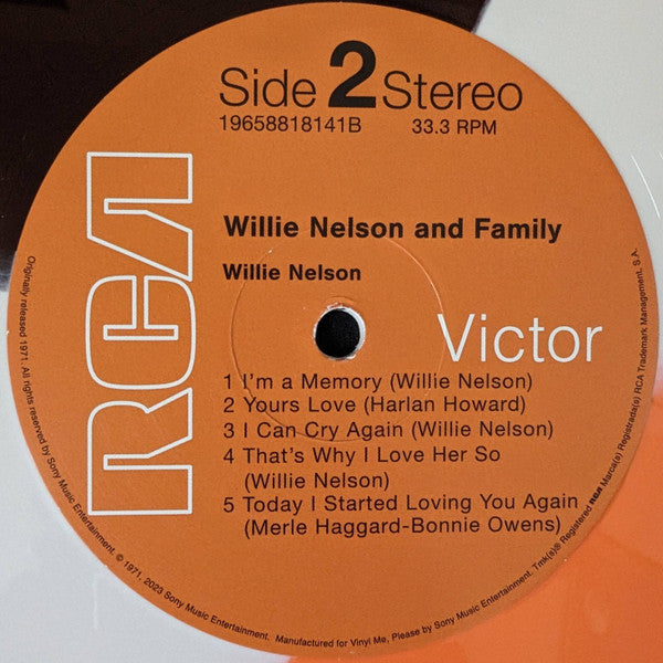 Willie Nelson - Willie Nelson & Family - LP
