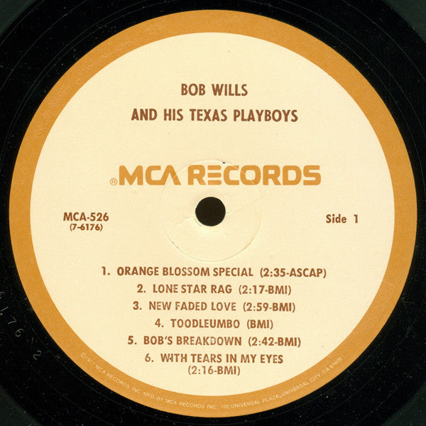 Bob Wills And His Texas Playboys* - Bob Wills And His Texas Playboys - LP