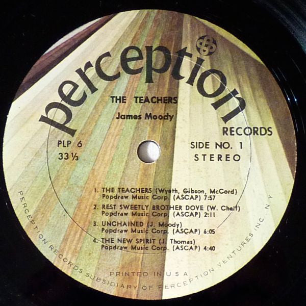 James Moody - The Teachers - LP