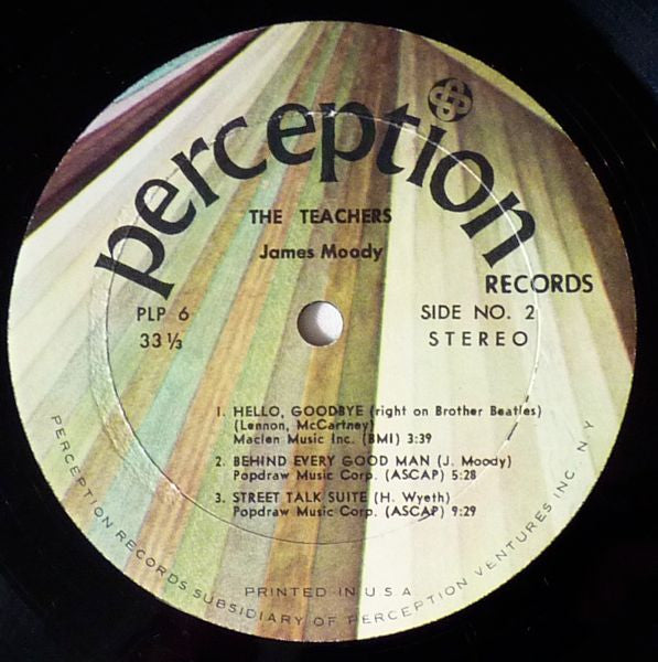 James Moody - The Teachers - LP