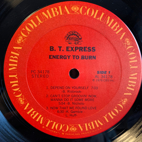 B.T. Express - Energy To Burn - LP