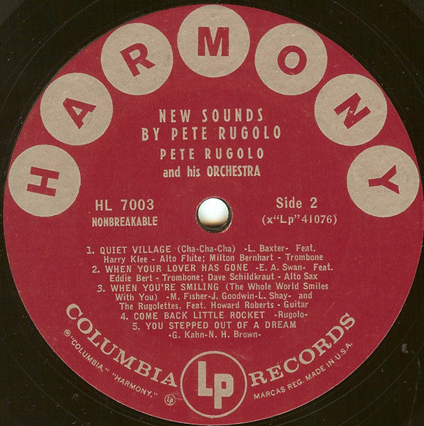 Pete Rugolo - New Sounds - LP