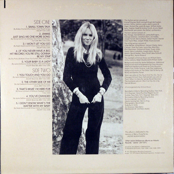 Jackie DeShannon - Your Baby Is A Lady - LP