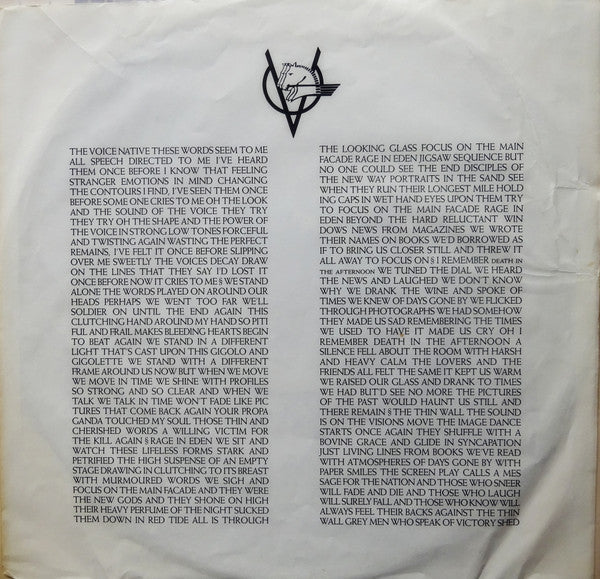 Ultravox - Rage In Eden - LP