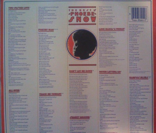 Phoebe Snow - The Best Of Phoebe Snow - LP