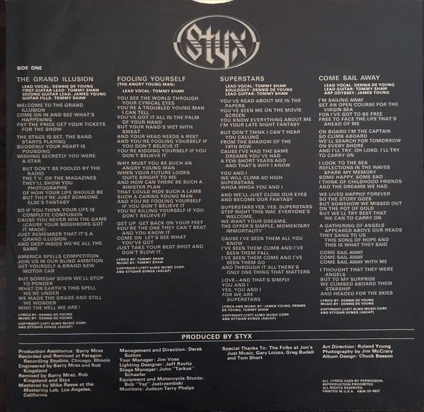 Styx - The Grand Illusion - LP