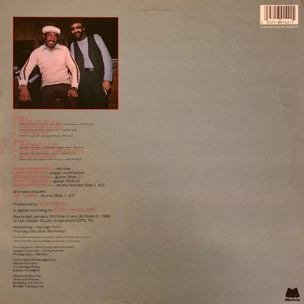 Hank Crawford / Jimmy McGriff - Soul Survivors - LP