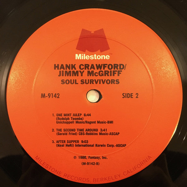 Hank Crawford / Jimmy McGriff - Soul Survivors - LP