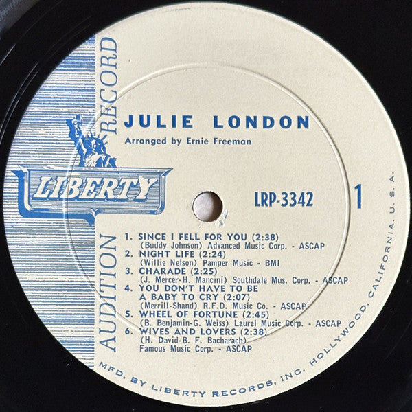 Julie London - You Don't Have To Be A Baby To Cry / Wives And Lovers - LP