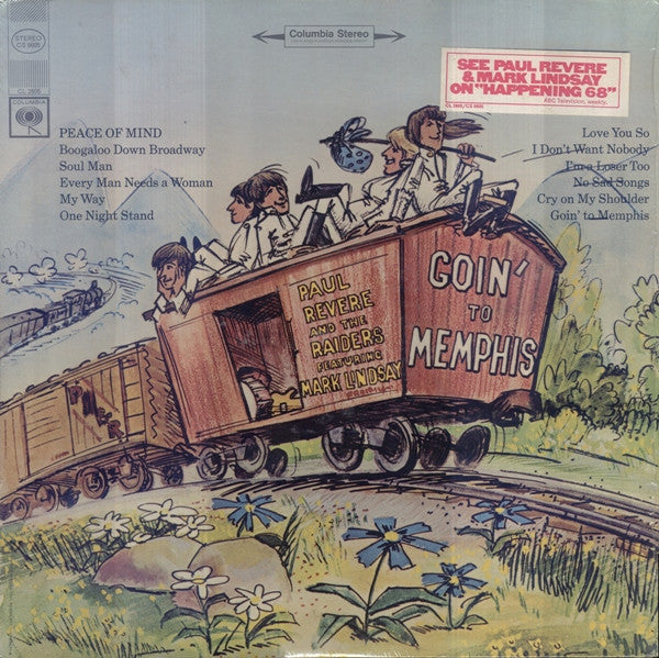 Paul Revere & The Raiders Featuring Mark Lindsay - Goin' To Memphis - LP