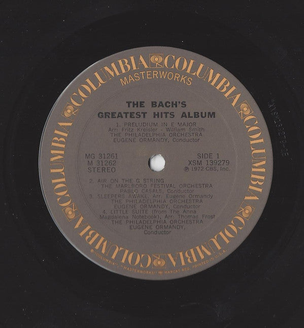 Bach* - The Greatest Hits Album - LP