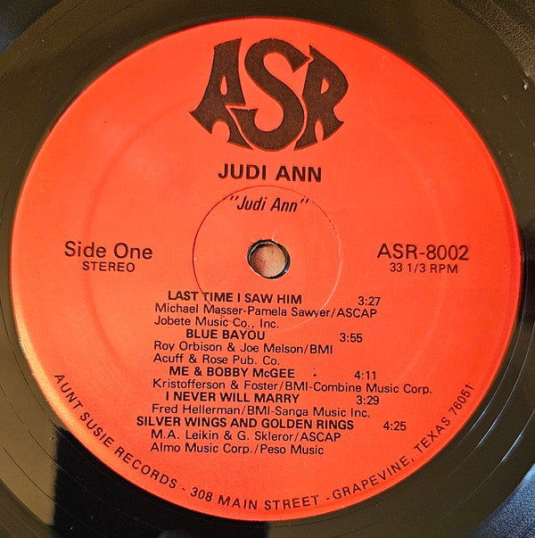 Judi Ann - Judi Ann - LP