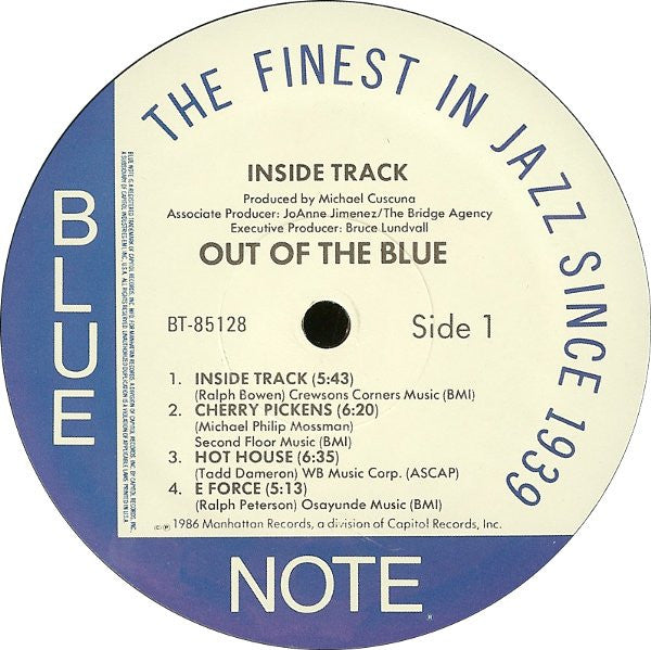 Out Of The Blue (3) - Inside Track - LP