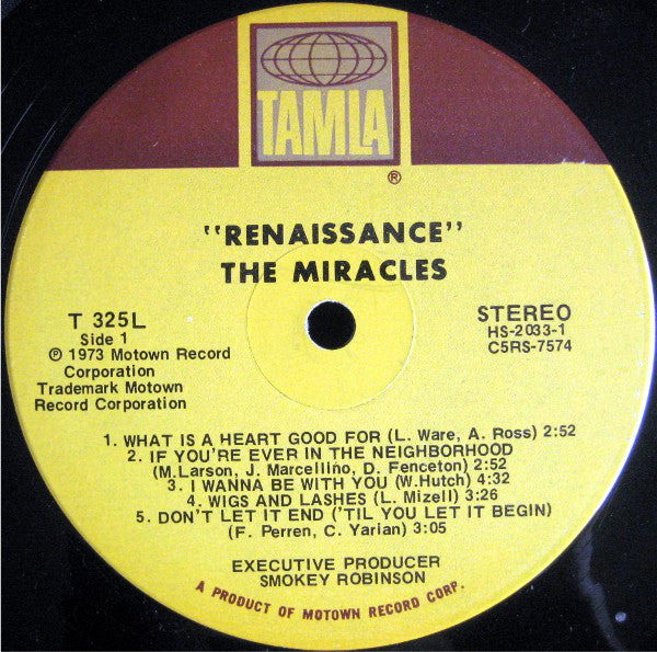 The Miracles - Renaissance - LP
