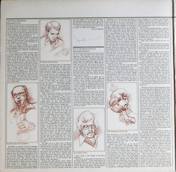 The Paul Desmond Quartet - Live - LP