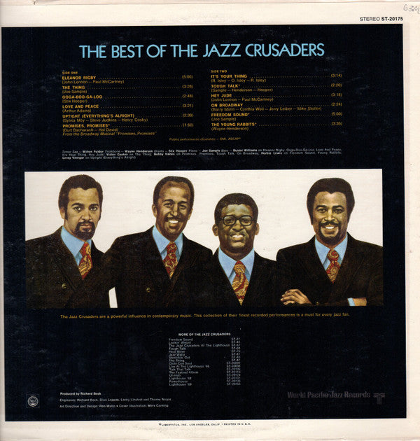 The Jazz Crusaders* - The Best Of The Jazz Crusaders - LP