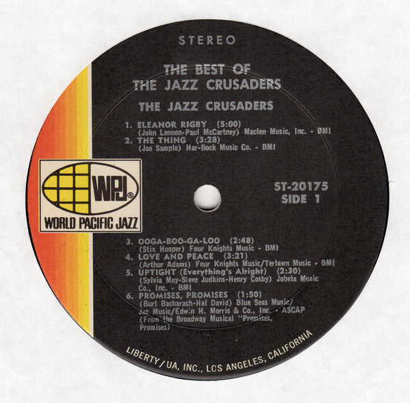 The Jazz Crusaders* - The Best Of The Jazz Crusaders - LP