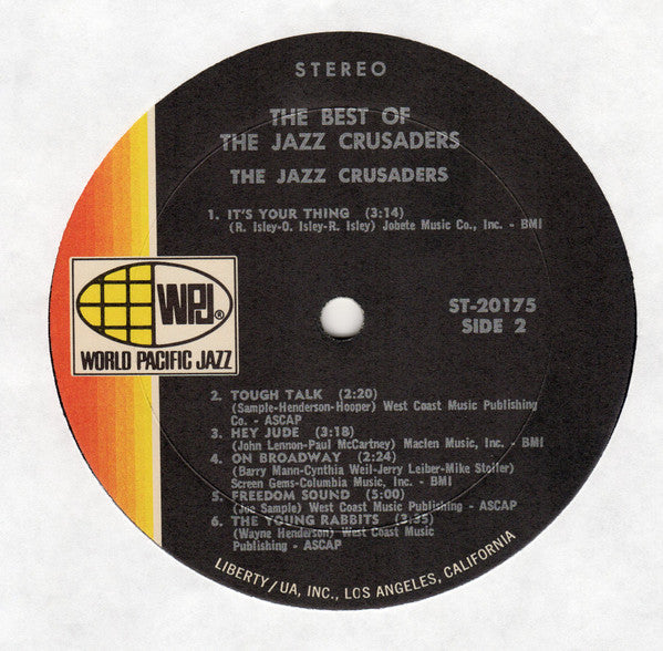 The Jazz Crusaders* - The Best Of The Jazz Crusaders - LP