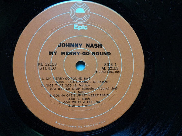 Johnny Nash - My Merry-Go-Round - LP