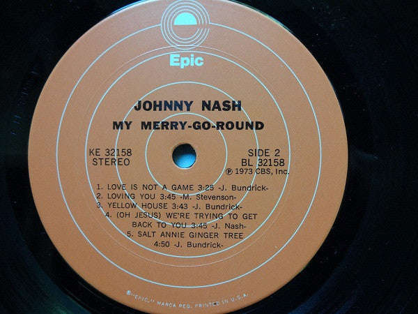 Johnny Nash - My Merry-Go-Round - LP