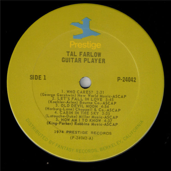 Tal Farlow - Guitar Player - LP