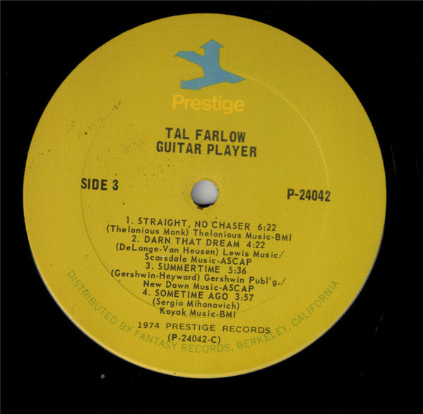 Tal Farlow - Guitar Player - LP