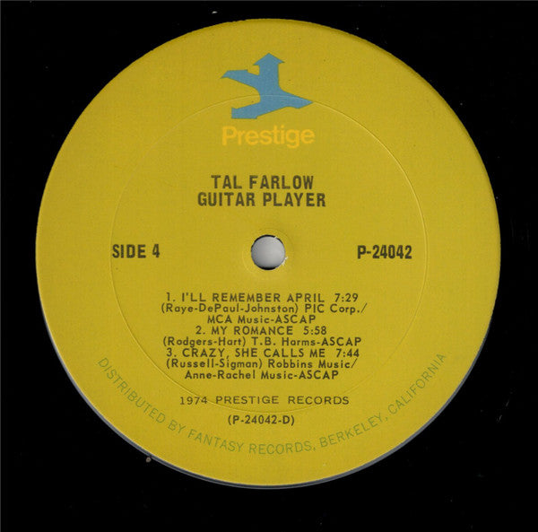 Tal Farlow - Guitar Player - LP