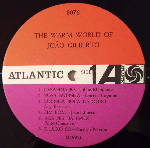 João Gilberto - The Warm World Of João Gilberto - LP
