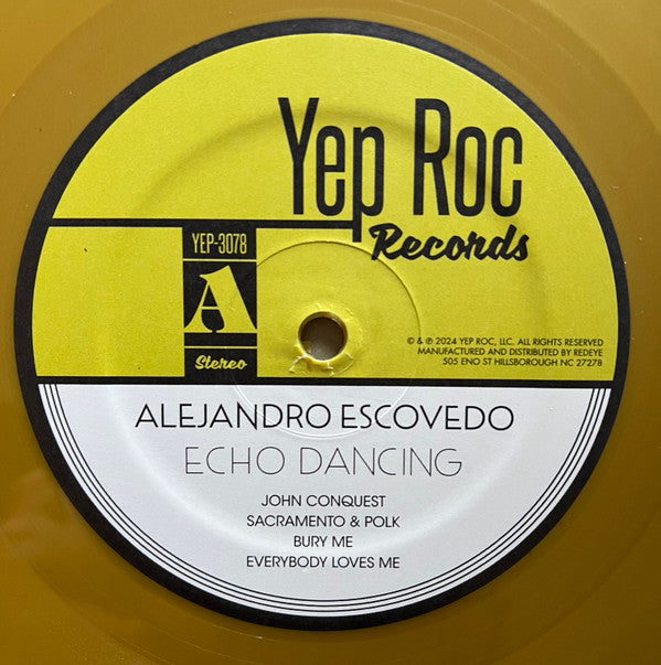 Alejandro Escovedo - Echo Dancing - LP