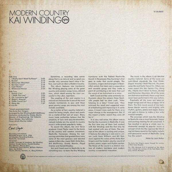 Kai Winding - Modern Country - LP