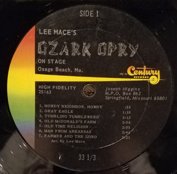 Lee Mace's Ozark Opry - On Stage - LP